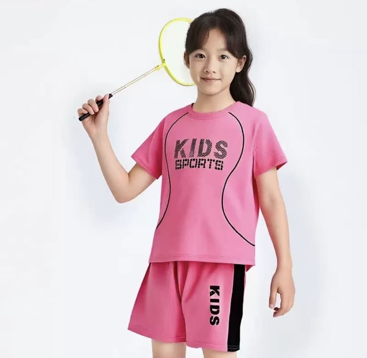 ชุดเซ็ตเด็ก ชุดกีฬาเด็ก สีน้ำเงิน/สีแดง/สีชมพู/สีเหลือง/สีดำ/สีส้ม Size110cm(รับ7,500 แต้ม)