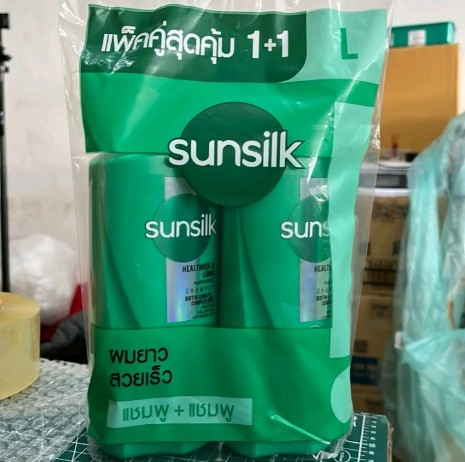 Sunsilkแชมพูแพ็คคู่แบบหัวปั้ม(รับ12,700แต้ม)