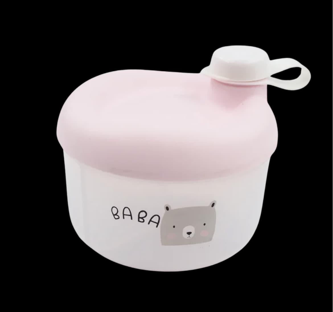   แบ่งนมผงพกพา 3 ช่อง ba bear สีชมพู (รับ6,700แต้ม)