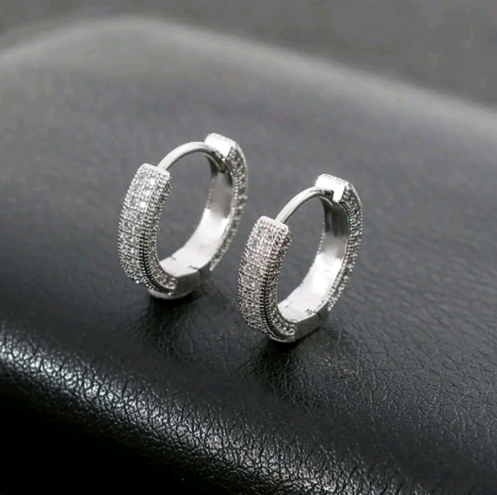 XM jewelry XM jewelry ต่างหูอเนกประสงค์ทันสมัยตะขอเกี่ยวหูสีทองหูสีเงิน(รับ9750แต้ม)