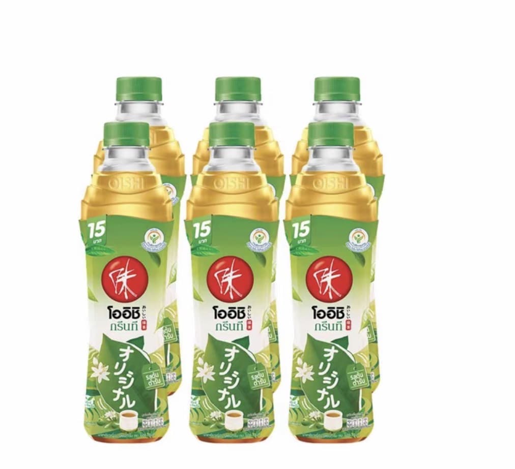 โออิชิ ชาเขียวพร้อมดื่ม 350/370 มล. แพ็ค 6 ขวด/ต้นตำรับ(รับ8,700 แต้ม)
