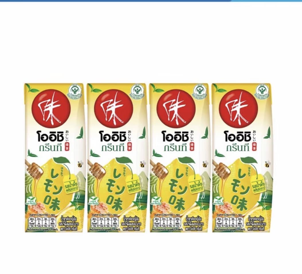 โออิชิกรีนที ชาเขียว 180มล.แพ็ค4/น้ำผึ้งมะนาว(รับ6,200 แต้ม)