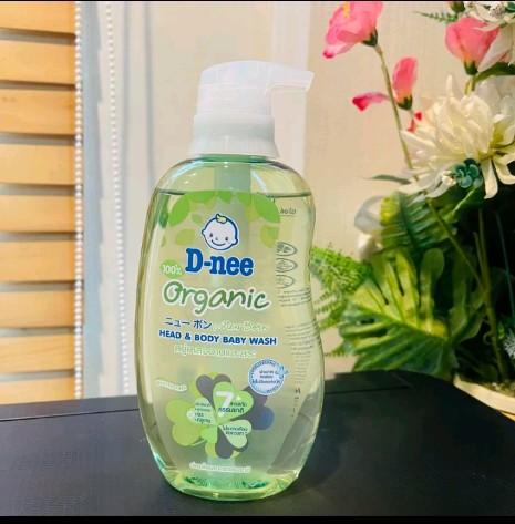 D-nee ดีนี่ ออร์แกนิค สบู่เหลวอาบ+สระ สำหรับ เด็กแรกเกิด 0+(รับ9,750แต้ม)