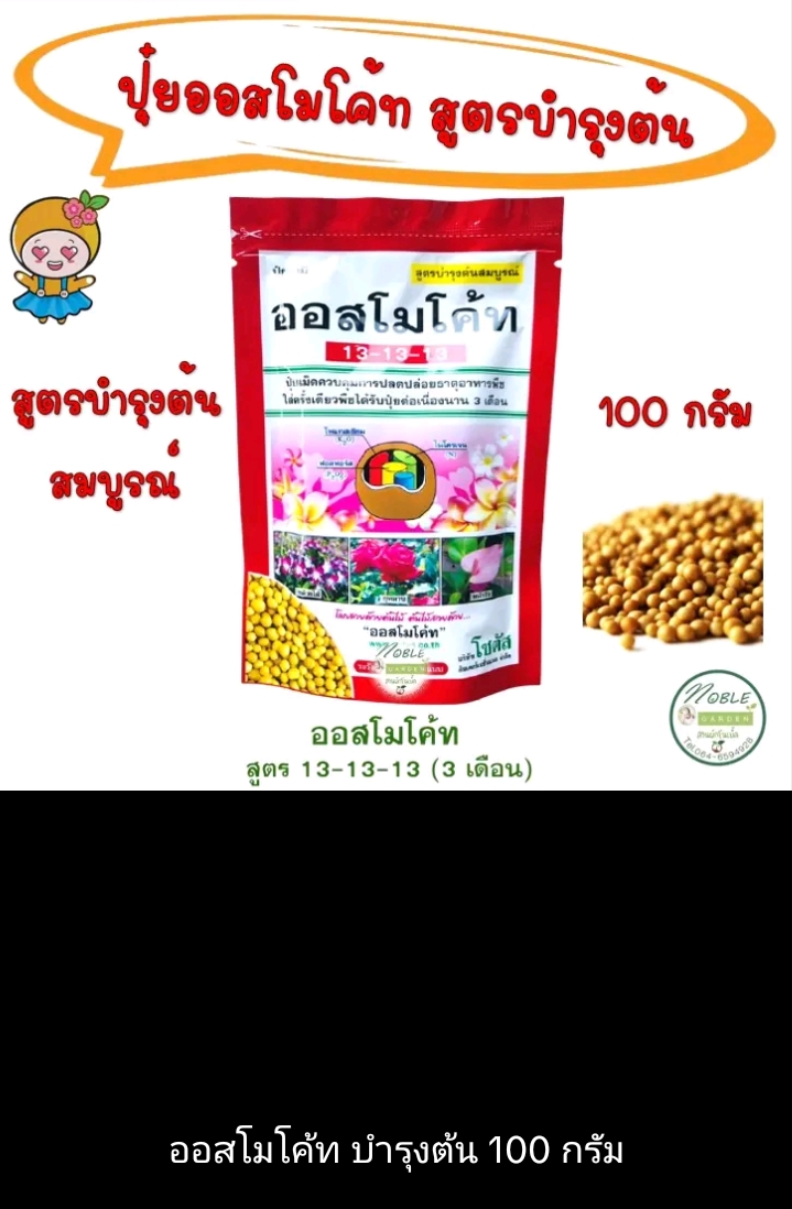 ปุ๋ยออสโมโค้ท สูตรบำรุงต้น100กรัม(รับ8200แต้ม)