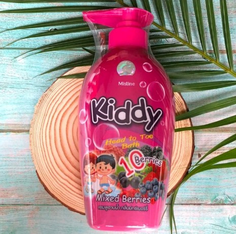 แชมพูอาบน้ำเด็ก มิสทิน คิดดี้ Mistine Kiddy Head to Toe Bath 400 ml. (รับ9,200แต้ม)