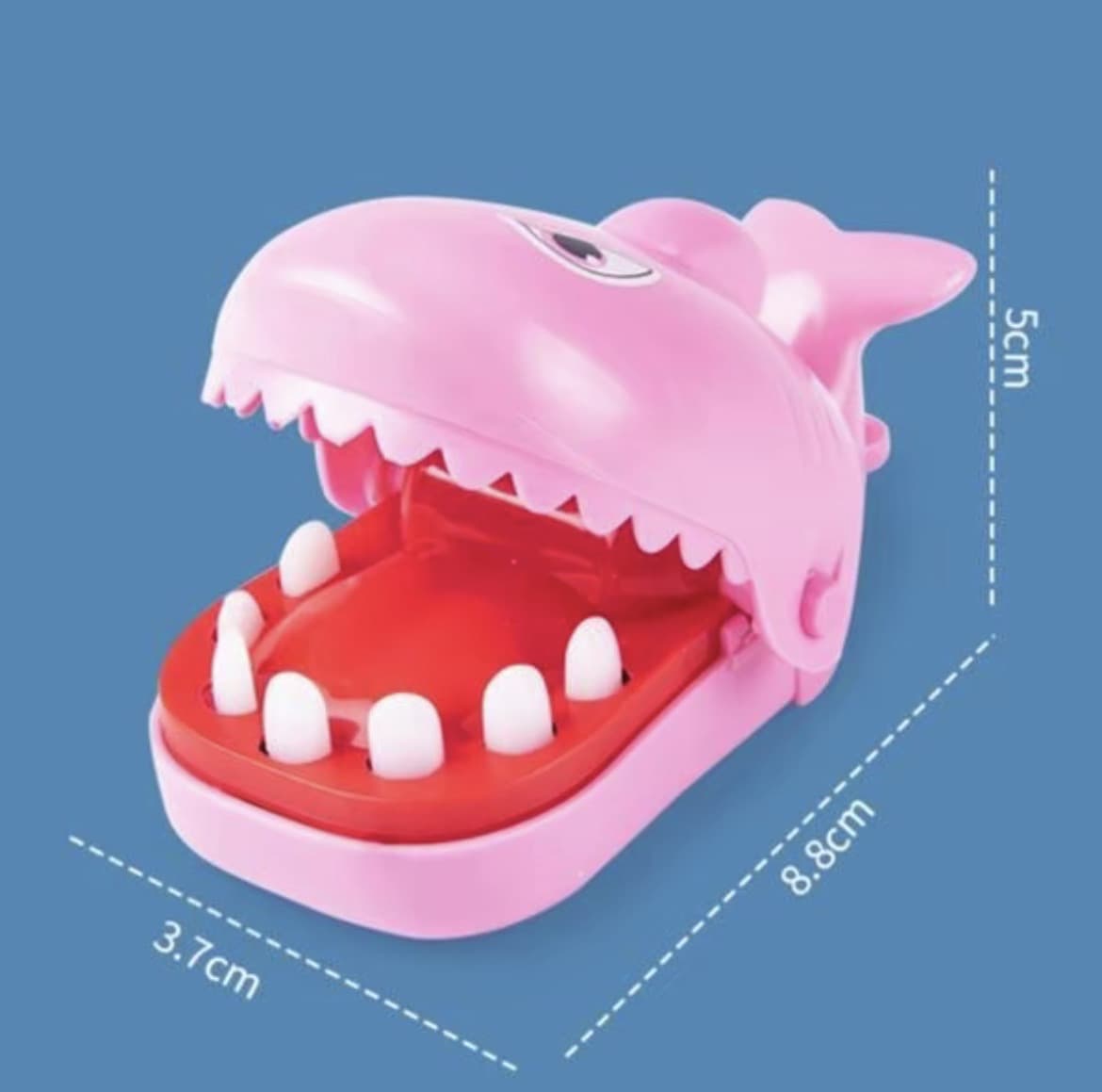  จระเข้งับนิ้ว (23B09-สีชมพู)ของเล่นเด็ก จระเข้กัดนิ้ว เกมส์ครอบครัว crocodile biting finger Game(รับ6,200 แต้ม)
