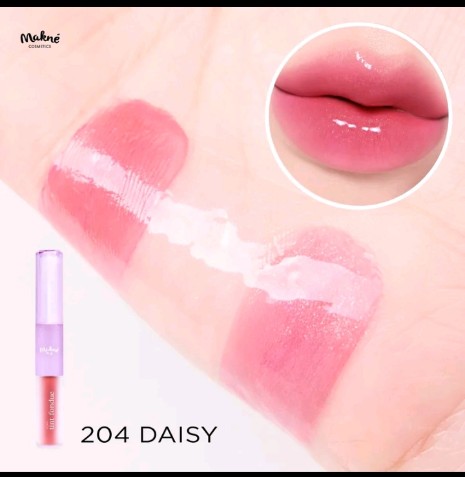 ดับเบิล คิส ลิปดูโอ้ พื้น ฟองดู DOUBLE KISS MAKNE LIP DUO TINT FONDUE ลิปทิ้นกลอส 2 หัว (รับ11700แต้ม)