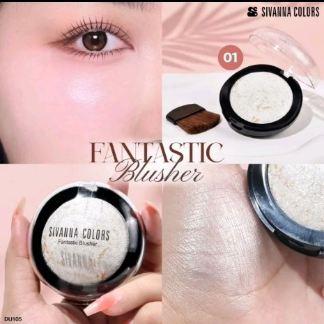 DU-105 บลัชออนสิวันนา(เบอร์01) สีสวยๆๆ ซีเวนน่า คัลเลอร์ส แฟนทาสติค บลัชเชอร์ บลัชออนตกแต่งแก้มให้ดูสดใส เนื้อคุกกี้อัดแข็ง ชิมเมอร์แน่น ปัดทีเดียวอยู่ มาพร้อมแปรงปัดและกระจกในตลับ จิ๊บว๊บๆๆ ใช้ได้ทั้งตาและแก้ม คุ้มมากๆๆจ้า ตลับเล็กระทัดรัดพกพาง่ายสะดวกมีครบในตลับเดียวจ้า มีถึง 12 เฉดสีให้เลือก(รับ7200แต้ม)