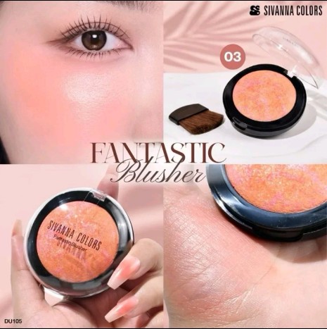 DU-105 บลัชออนสิวันนา(เบอร์03)สีสวยๆๆ ซีเวนน่า คัลเลอร์ส แฟนทาสติค บลัชเชอร์ บลัชออนตกแต่งแก้มให้ดูสดใส เนื้อคุกกี้อัดแข็ง ชิมเมอร์แน่น ปัดทีเดียวอยู่ มาพร้อมแปรงปัดและกระจกในตลับ จิ๊บว๊บๆๆ ใช้ได้ทั้งตาและแก้ม คุ้มมากๆๆจ้า ตลับเล็กระทัดรัดพกพาง่ายสะดวกมีครบในตลับเดียวจ้า มีถึง 12 เฉดสีให้เลือก(รับ7200แต้ม)