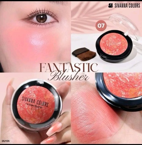 DU-105 บลัชออนสิวันนา(เบอร์07) สีสวยๆๆ ซีเวนน่า คัลเลอร์ส แฟนทาสติค บลัชเชอร์ บลัชออนตกแต่งแก้มให้ดูสดใส เนื้อคุกกี้อัดแข็ง ชิมเมอร์แน่น ปัดทีเดียวอยู่ มาพร้อมแปรงปัดและกระจกในตลับ จิ๊บว๊บๆๆ ใช้ได้ทั้งตาและแก้ม คุ้มมากๆๆจ้า ตลับเล็กระทัดรัดพกพาง่ายสะดวกมีครบในตลับเดียวจ้า มีถึง 12 เฉดสีให้เลือก(รับ7200แต้ม)
