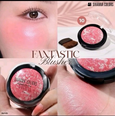 DU-105 บลัชออนสิวันนา(เบอร์10) สีสวยๆๆ ซีเวนน่า คัลเลอร์ส แฟนทาสติค บลัชเชอร์ บลัชออนตกแต่งแก้มให้ดูสดใส เนื้อคุกกี้อัดแข็ง ชิมเมอร์แน่น ปัดทีเดียวอยู่ มาพร้อมแปรงปัดและกระจกในตลับ จิ๊บว๊บๆๆ ใช้ได้ทั้งตาและแก้ม คุ้มมากๆๆจ้า ตลับเล็กระทัดรัดพกพาง่ายสะดวกมีครบในตลับเดียวจ้า มีถึง 12 เฉดสีให้เลือก(รับ7200แต้ม)