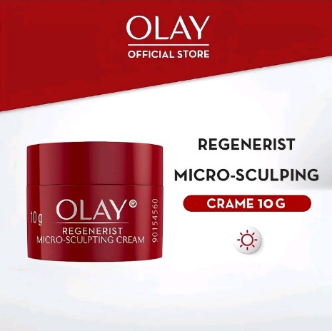 Olay Regenerist 10g โอเลย์ รีเจนเนอรีส 10กรัม  Olay Day Cream เป็นครีมทาหน้าและทาผิวสูตรสำหรับเวลา กลางวันที่มาพร้อมกับวิตามินนานาชนิด สำหรับข้อแนะนำควร ใช้ในขั้นตอนเกือบท้ายสุดหลังจากล้างหน้า(รับ15200แต้ม)