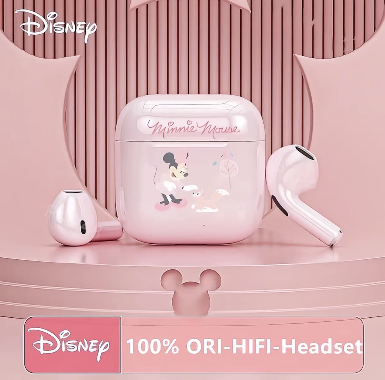 Disney F11 หูฟังบลูทูธไร้สาย สไตล์ล่าสุดในปี 2025หู ฟังไร้สายพร้อมไมโครโฟน ลดเสียงรบกวน หูฟัง bluetooth ไร้สาย ของแท้100% หูฟัง หมี่พูห์ สีสัน สวยงาม (รับ 9,200 แต้ม)