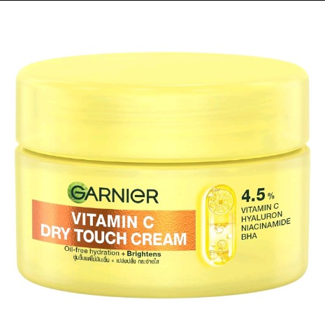 GARNIER - Vitamin C Dry Touch Cream (30ml) การ์นิเย่ วิตามิน ซี ดราย ทัช ครีม(รับ18200แต้ม)