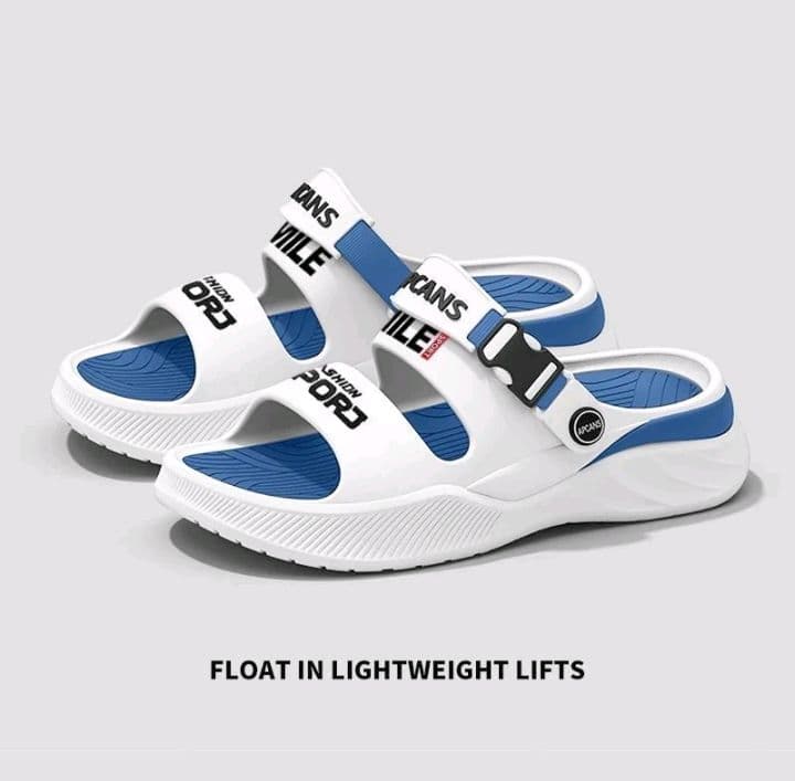 สีฟ้า เบอร์40-41 BEDDA MONKEY รองเท้าผ้าใบผู้ชาย รองเท้าชายหาด ดีไซน์คลาสสิคใส่สบายไม่ลื่น (รับ8,700แต้ม)