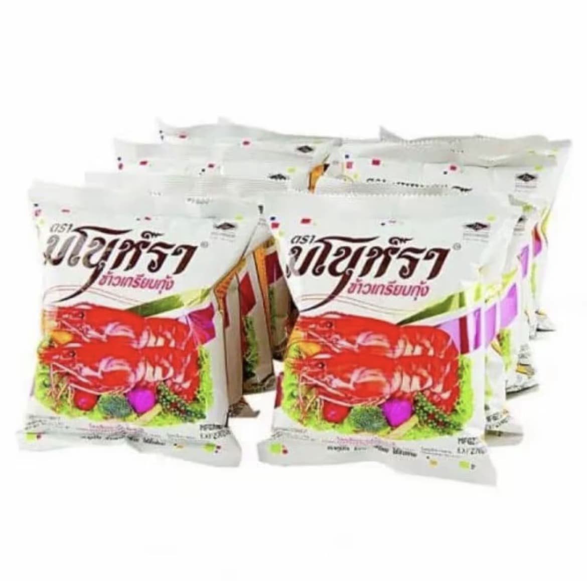 ขนม มโนราห์ รสกุ้ง ยกแพ็ค 12 ห่อ (รับ7,700แต้ม)