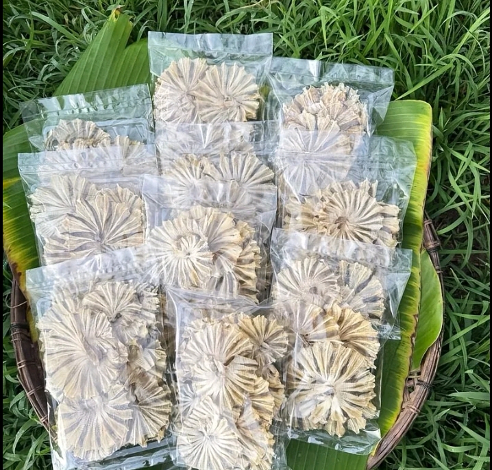 ปลาวงจิ๋วทอดกรอบอร่อยรสชาตินัวร์ เค็มนิดๆ ไม่เค็มมาก ขนาด100กรัมมีประมาณ8-15วง(รับ12,200แต้ม)