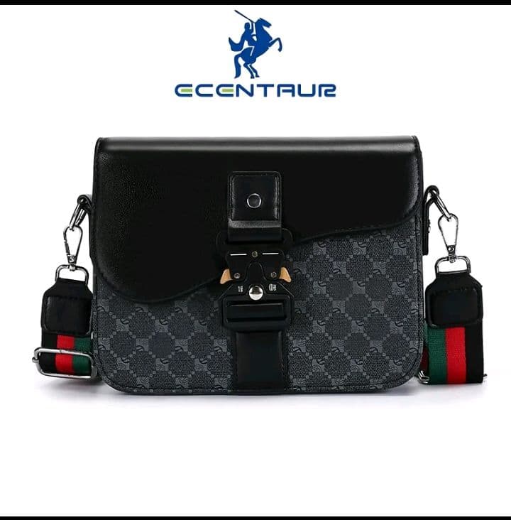 Ecentaur แบรนด์ Men's High Quality Saddle Bag กระเป๋าสะพาย ข้างและสะพายไหล่ ดีไซน์ Ergonomic Strap ขนาดใหญ่ มีชั้นเก็บของหลายชั้น เหมาะ สำหรับทำงาน ท่องเที่ยว และพักผ่อน shoulder bag (รับ18,700แต้ม)