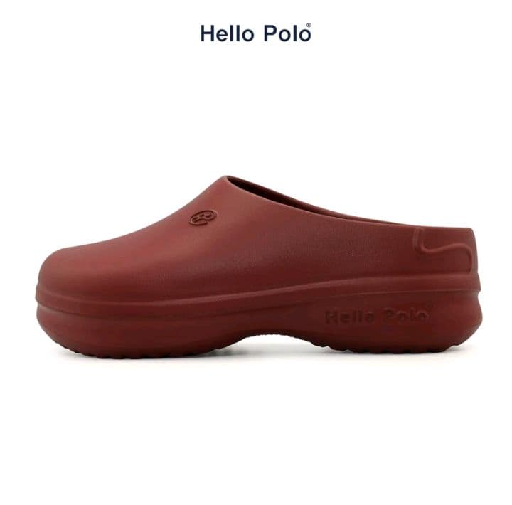 รองเท้าคัทชู Hello Polo สีแดง รุ่นHP8009W ไซส์36-45 วัสดุยางEVA ทนทาน ยืดหยุ่นสูงรองรับแรงกระแทกได้ดี (รับ36,200แต้ม)