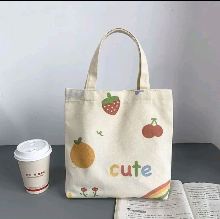 ลาย-4 LYS Bag กระเป๋าสำหรับผู้หญิง ผ้าแคนวาส กระเป๋าคล้องแขน สไตล์เกาหลีน่ารัก (รับ5,700แต้ม)