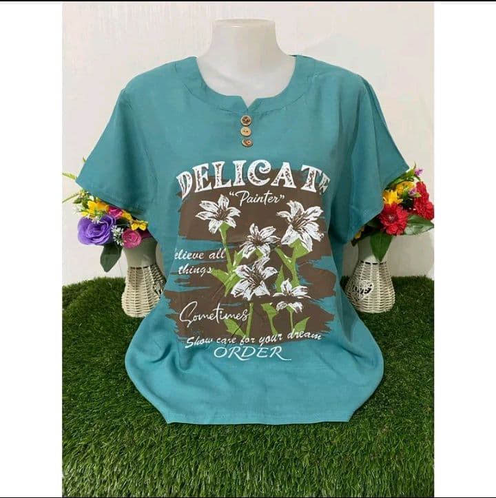 ลาย-3 เสื้อผู้หญิง เสื้อยืดสาวอวบ เสื้อผัววันคุยแม่ รอบอก38-44 (รับ9,700แต้ม)