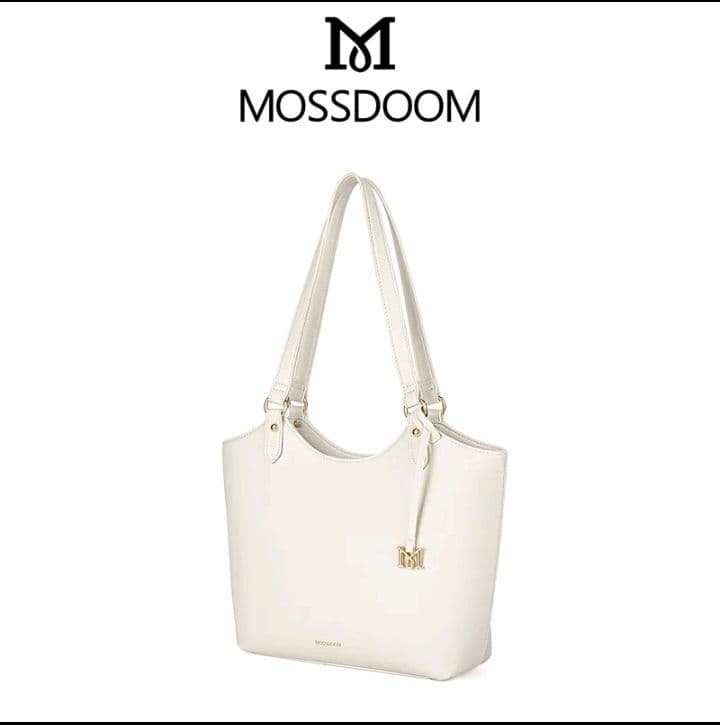 MOSSDOOM Long Bag กระเป๋าสะพายไหล่ยอดฮิต สีขาว ใส่แท็บเล็ตได้ จุของได้เยอะ (รับ47,200แต้ม)