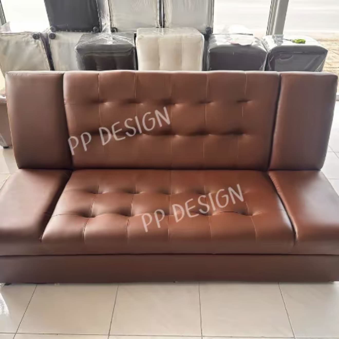 PP DESIGN SOFA BED โซฟาปรับนอน ปรับนอนได้ 3 ระดับ รหัส PP10 (รบกวนคุณลูกค้าสั่งครั้งละ 1 ชิ้น) (แถมหมอนอิง ออเดอร์ละ 1 ใบ คละแบบ คละสี) *ภาพถ่ายจากสินค้าจริง* (รับ 165,750 แต้ม)