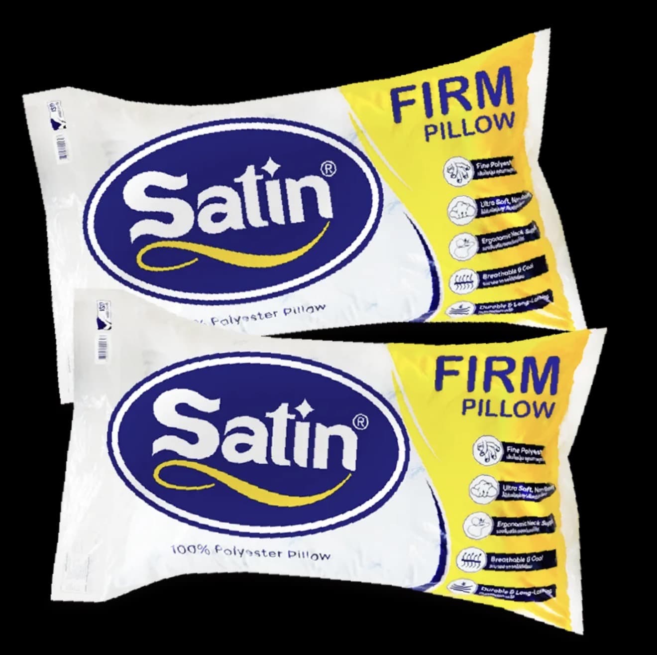 Satin หมอนหนุนใยสังเคราะห์ หมอนหนุน 1 แถม 1 (รับ 24,000 แต้ม)
