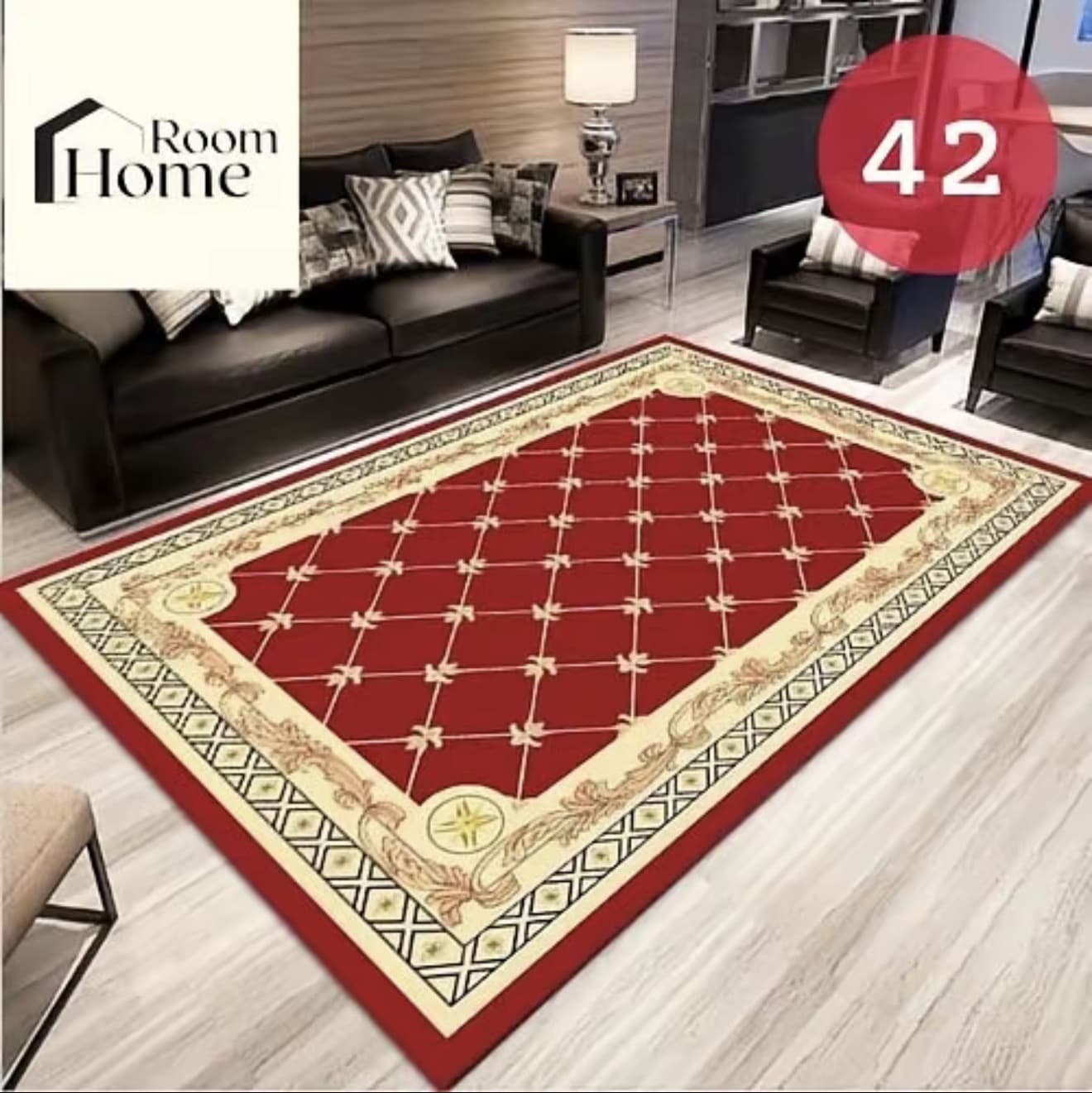 พรมปูพื้น 3D 3.5 ฟุต 120x160 ซม. พร้อมส่ง พรม แต่งห้อง (รับ 13,200 แต้ม)