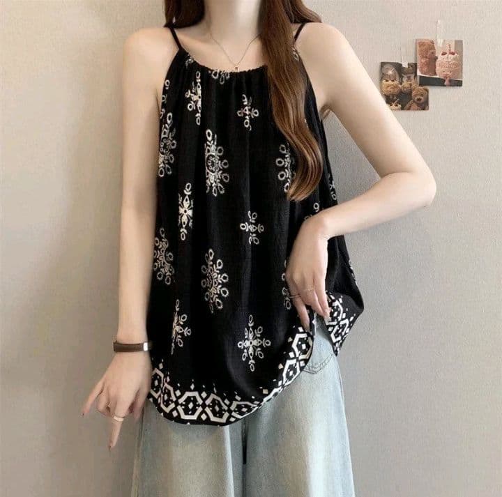 สีดำ เสื้อสายเดี่ยวแขนกุดคอวี ไซส์ใหญ่ สำหรับผู้หญิงฤดูร้อน-สไตล์ทันสมัยทรงหลวม ลำลอง ช่วยให้ดูผอมเพรียวสวมได้หลากหลายโอกาส (รับ13,700แต้ม)