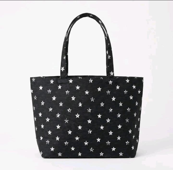สีดำ กระเป๋าสะพายไหล่ข้าง ลายดาว มาใหม่ พร้อมส่งจากไทย (รับ7,700แต้ม)