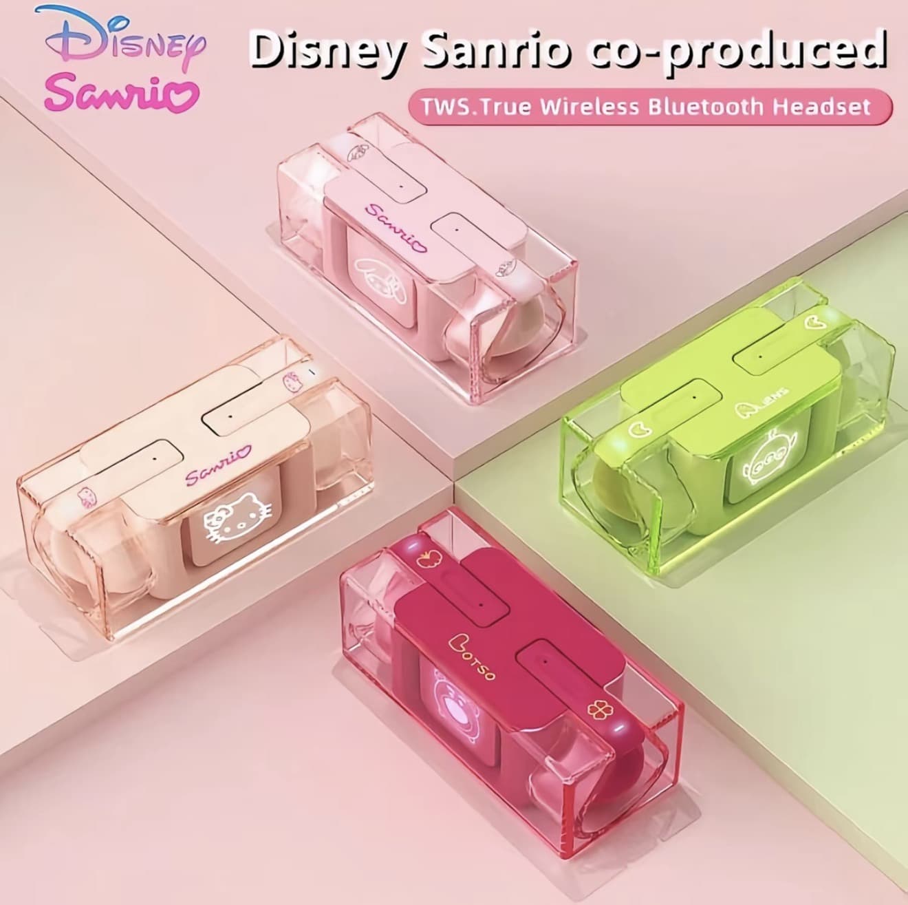 Sanrio 503 หูพงบลูทูธ หูฟังเรสาย บลูทธ 5.3 น่ารัก เมโคร เฟนชดหฟังไร้สายไหมดค่ที่จะเล่นเกมล์ (รับ 14,200 แต้ม)