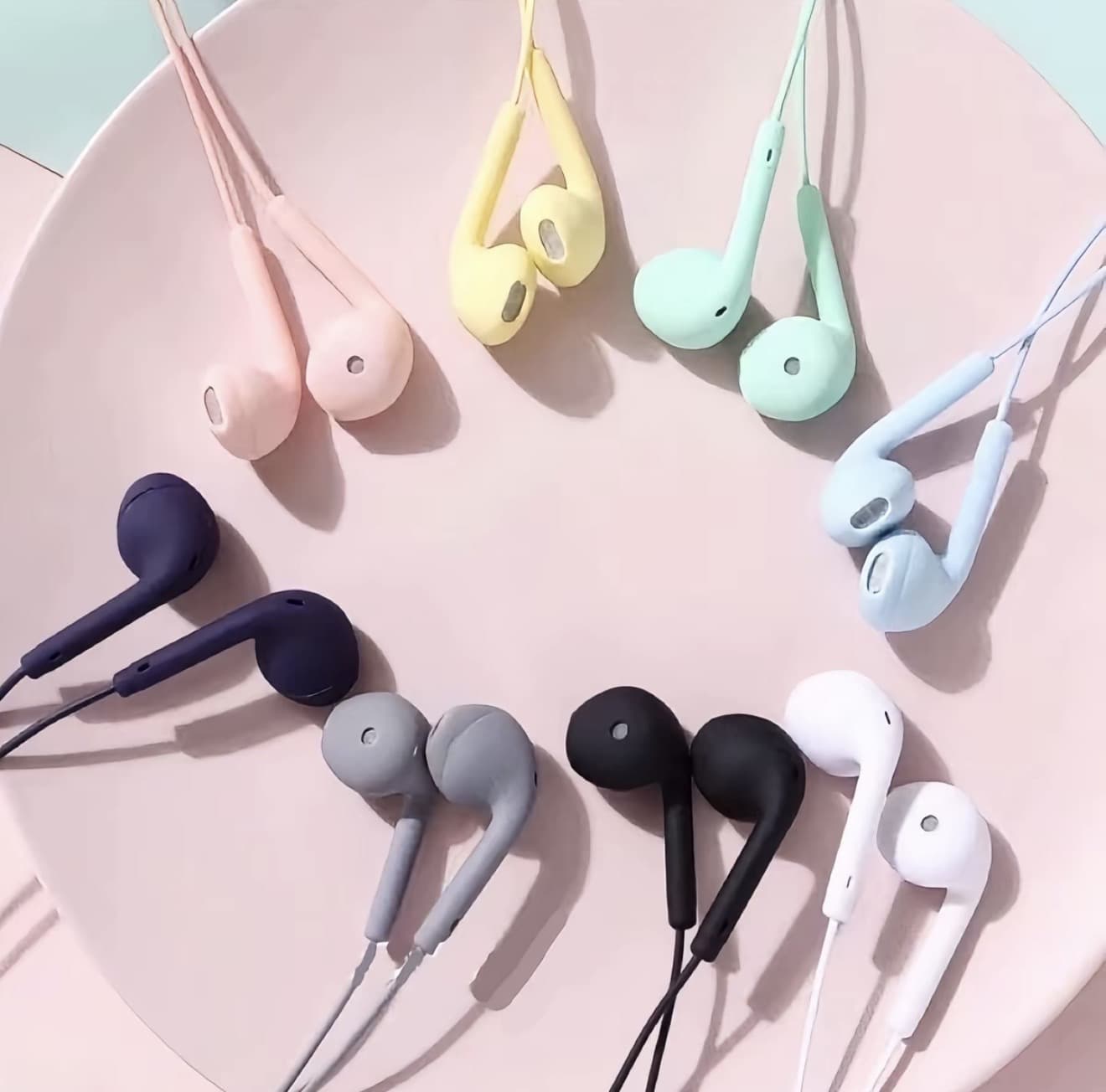 หูฟังแมคารอง แบบมีสาย 35 มม หูฟังสีสันสดใส ลด เสียงรบกวน คุณภาพเสียง Hifi สไตล์การ์ตูน (รับ 5,200 แต้ม)