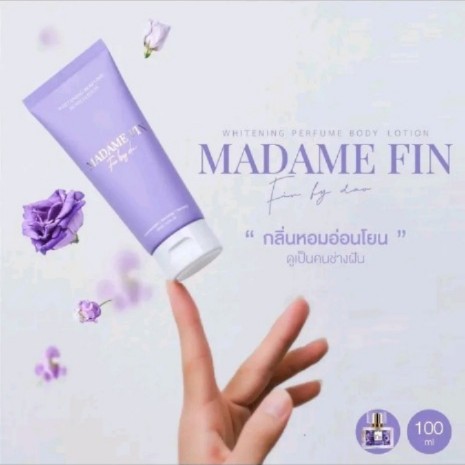 โลชั่นมาดามฟิน คลาสสิค 100ml. กลิ่น เดียวกับน้ำหอม ของแท้100% Madame Fin Lotion มอยส์เจอร์ไรเซอร์ ผิว Moisturizing ส้ม ความชุ่มชื้น ผิวเนียน(รับ12500แต้ม)