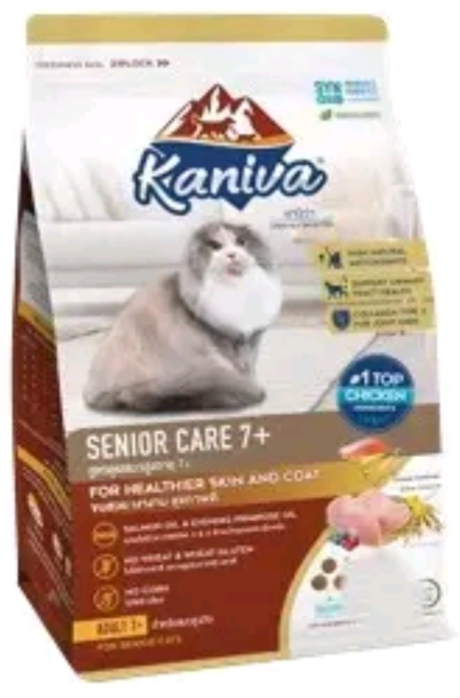 คานิว่าอาหารแมวขนาด 400 กรัม senior care7+(รับ7,500แต้ม)