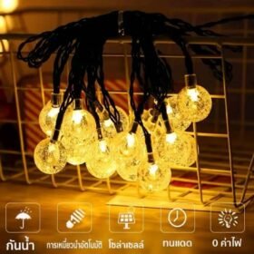 ไฟตกแต่งโซล่าเซลล์ รุ่น 50LED 10เมตร