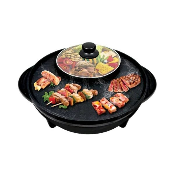 SMART HOMEเตาปิ้งย่างอเนกประสงค์พร้อมหม้อสุกี้รุ่น SM-EG1302 - Image 2