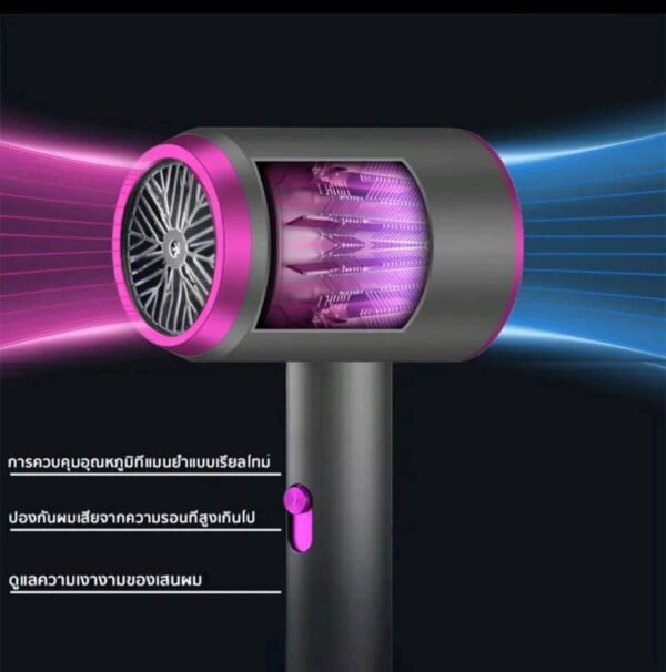 YOTEX ไดร์เป่าผม เครื่องเป่าผม 1250W - Image 3