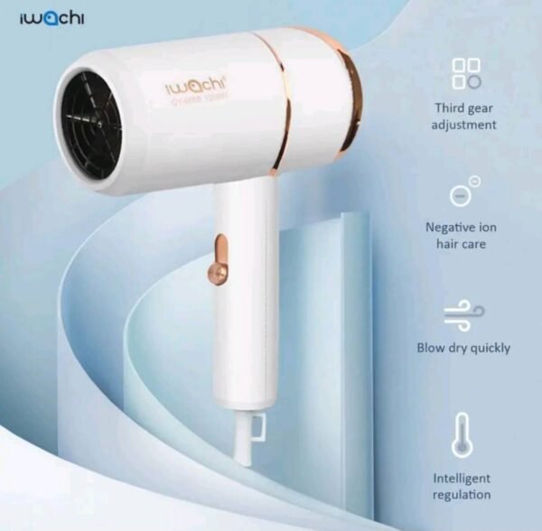 IWACHI ไดร์เป่าผมขนาดพกพา GY-6688 ความแรง1200W - Image 4