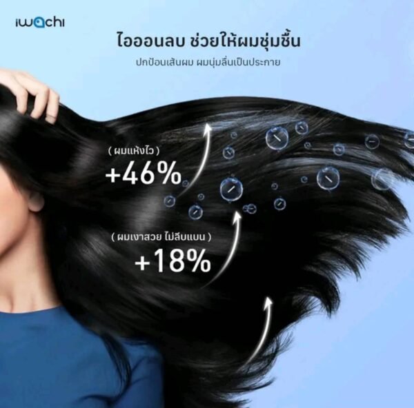 IWACHI ไดร์เป่าผมขนาดพกพา GY-6688 ความแรง1200W - Image 5