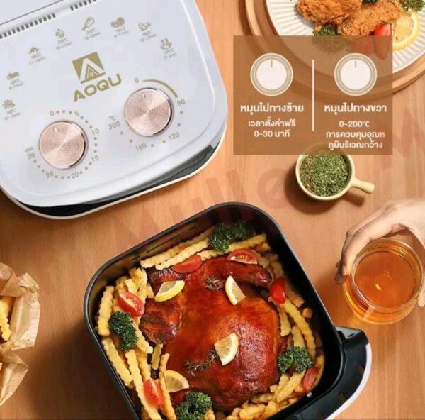 Muller เครื่องทอดอัจฉริยะ 5.5L ไม่ต้องใช้น้ำมัน - Image 8