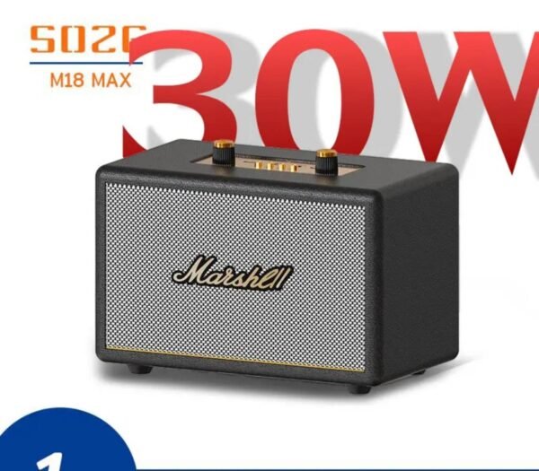 Marshell ลำโพงบลูทูธ รุ่นM18 MAXเบสแน่น 30W