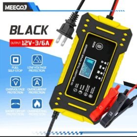 MEECO เครื่องชาร์จแบตเตอรี่12V ขนาดกระทัดรัด