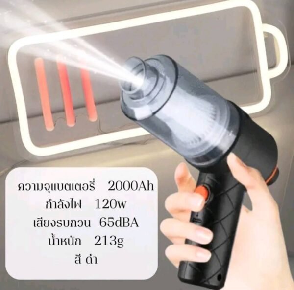 เครื่องดูดฝุ่นในรถพลังแรง65000pa - Image 5