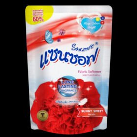 ยกลัง 24 ถุง น้ำยาปรับผ้านุ่มแซนซอฟ 500 มล. สีแดง
