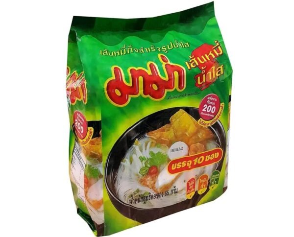 มาม่า เส้นหมี่ 55 กรัม น้ำใส แพ็ค 10 ซอง