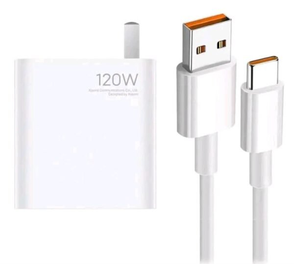 ชุดชาร์จ หัว 120 W + สาย 6A ยาว 1.50 เมตร