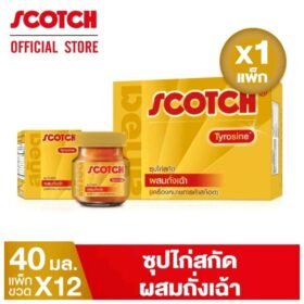 สก๊อต ซุปไก่สกัด ผสมถั่งเช่า ขนาด 40 มิลลิลิตร (แพ็ค 12 ขวด) จำนวน 1 แพ็ค