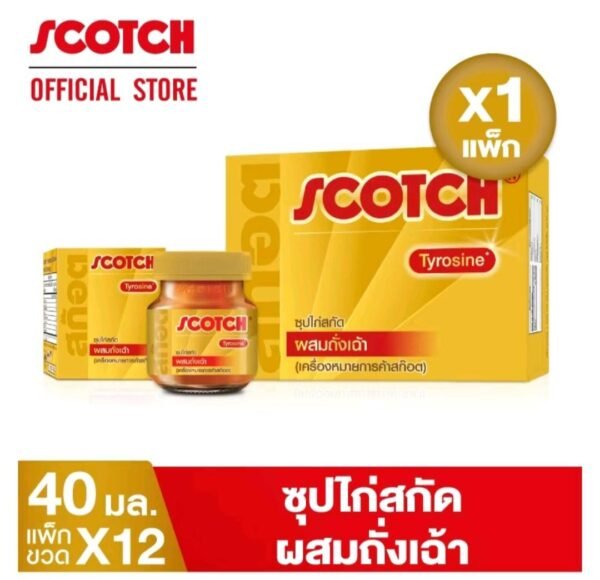 สก๊อต ซุปไก่สกัด ผสมถั่งเช่า ขนาด 40 มิลลิลิตร (แพ็ค 12 ขวด) จำนวน 1 แพ็ค