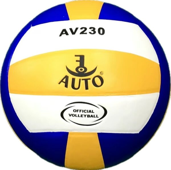 AUTO SPORT ลูกวอลเลย์บอลหนังอัดออโต้ เบอร์ต รุน AV 230 (ผลิตจากปากิสถาน ที่เป็นข็เอมรับด้านคุณภาพในวงการกีฬา) -ลูก วอลเลย์บอล AUTO SPORT รุ่น AV 789 -สินค้า คุณภาพผลิตที่ประเทศ ปากีสถ่าน MADE IN PAKISTAN - Image 3